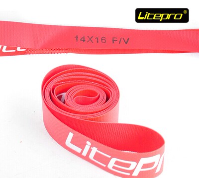 litepro 红色尼龙布高压 胎垫 14寸 254 防止内爆 改装大行折叠车