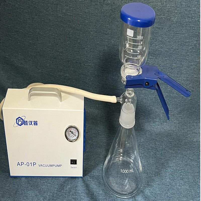 AP-01P无油真空泵/1000ML砂芯过滤装置/微孔滤膜过滤器/抽滤装置