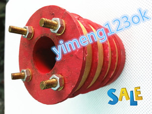 【质优价廉】电机集电环4路 外径53X内径20X高56MM 碳刷导电滑环