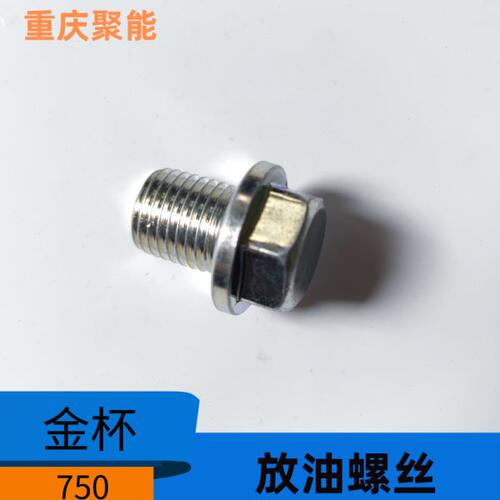 金杯发动机750油底壳螺丝放油螺丝机油螺丝