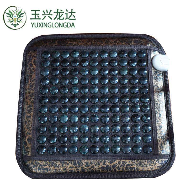 药王石玉石坐垫电加热墨玉厂家远红外线会销礼品