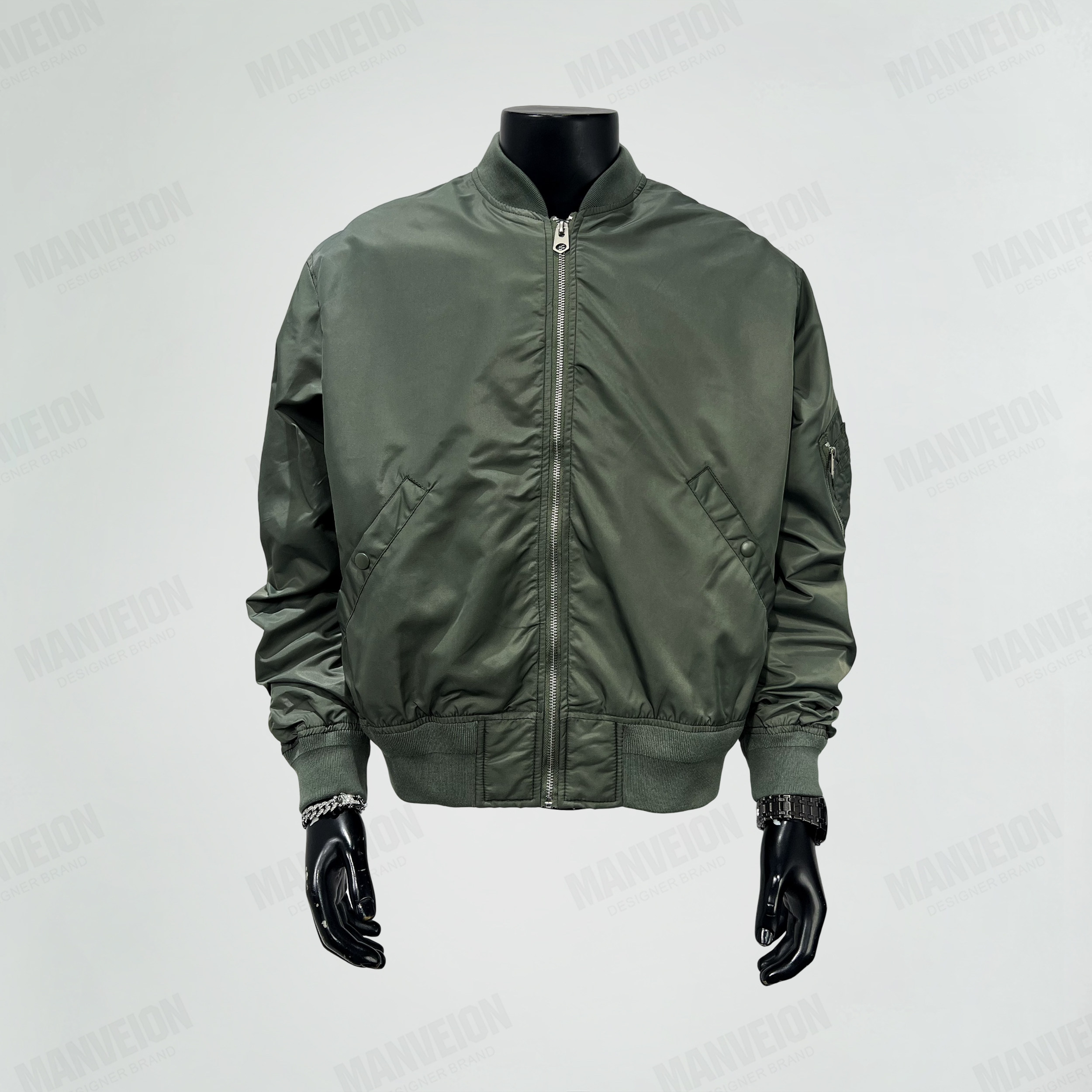 美式MA1飞行夹克男棒球领夹克