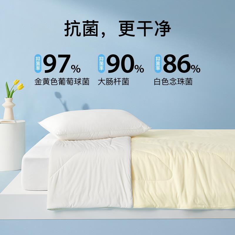 舒飘儿奶盖夏被夏凉被亲肤透气儿童成人家用空调被单人可水洗夏被