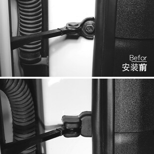 适用于领克01020305内饰改装汽车车门限位器锁扣盖保护盖汽车用品