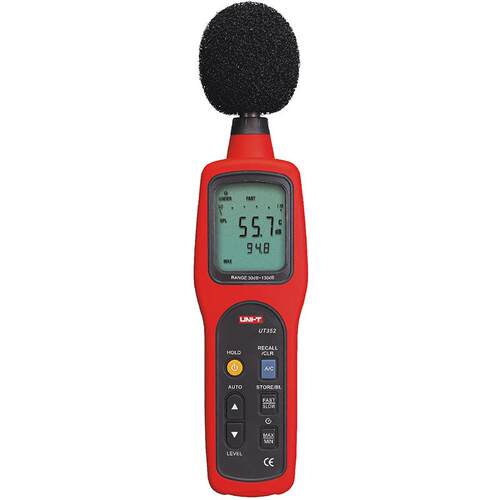 UNI-T优利德声级计噪音计分贝仪带记忆存储功能UT352/UT351/UT353