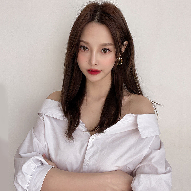 2021魔发贴真发片补充发量轻微脱发女自己接长直发假发无痕一片式