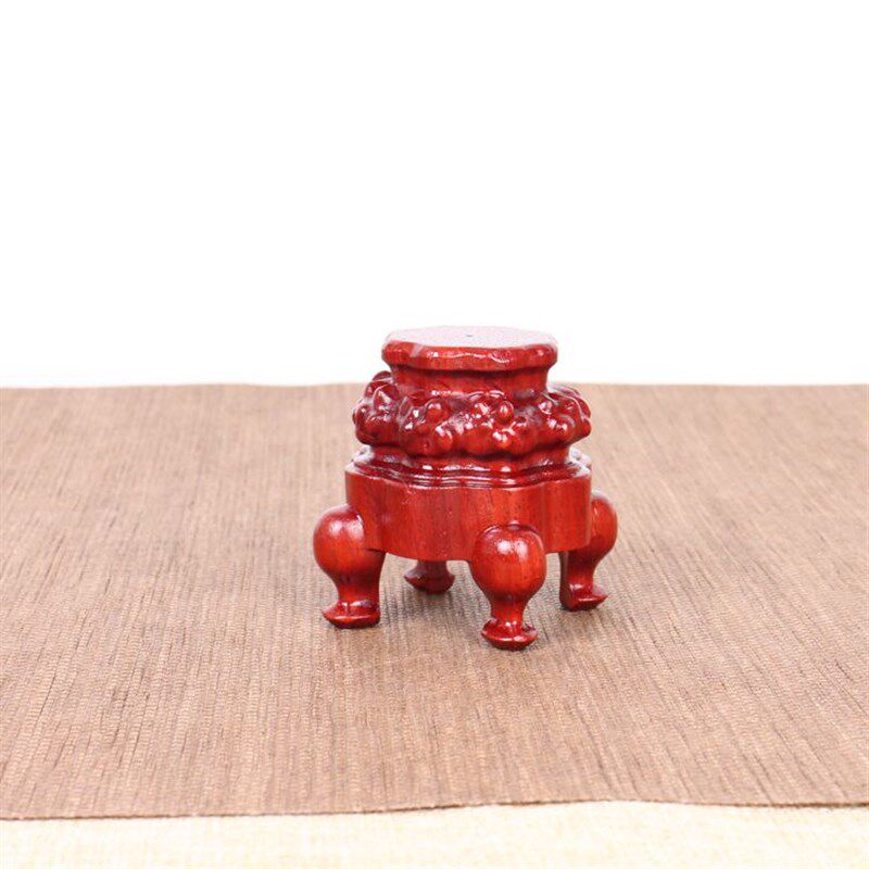 实木微型迷你款观赏石头可挖槽小底座木托奇石展示摆件装饰木托架