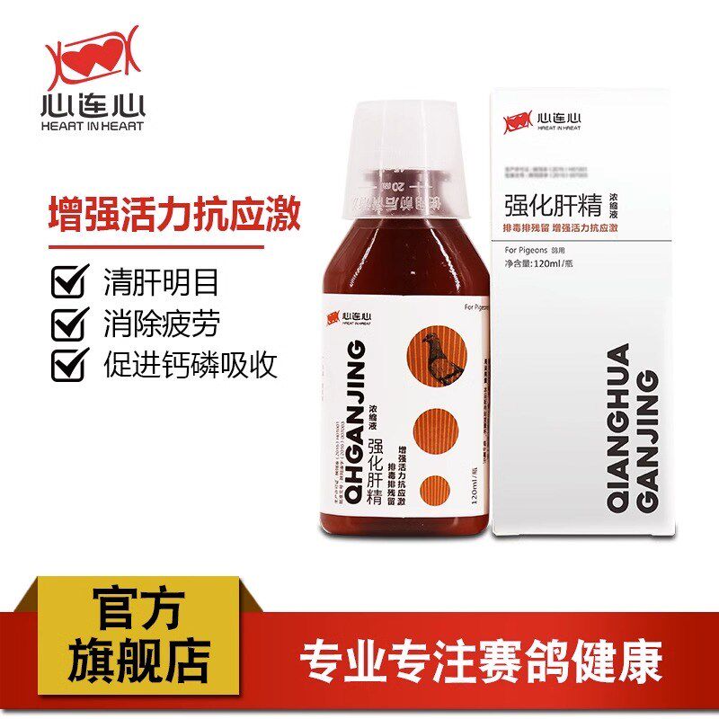 心连心鸽药肝精鹦鹉鸟鸽子肝脏排毒护肝清肝明目强化肝精浓缩液