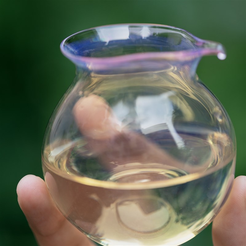 梵汝手工熏银工艺玻璃公道杯耐热高温高端日式分茶器功夫茶具茶海