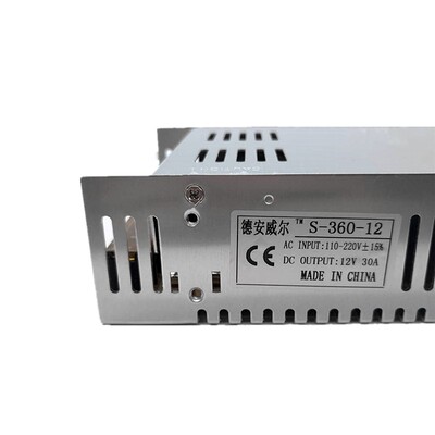 线切割配件交流输入直流电压输出360W12V30A开关电源