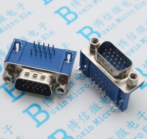 HDR15P 三排 公座 DB15 公头   D-SUB VGA HDB头 15P 插座