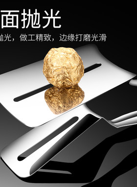 304不锈钢煎牛排专用夹烤肉面包食品食物夹子家用厨房煎鱼牛扒铲
