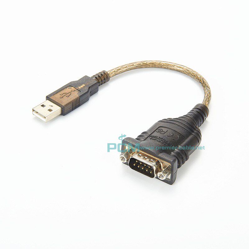 USB转232串口线公头DB9针工业级COM转换器模块英国FTDI US232R-10