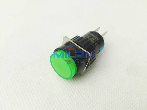 森奥 圆形 按钮 复位按钮开关 LA128 LA16 SA16Y-22 16MM 6脚