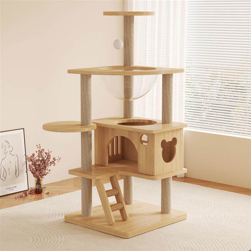 猫爬架猫窝猫树一体猫抓柱大型加大太空舱猫咪玩具小户型攀爬架子