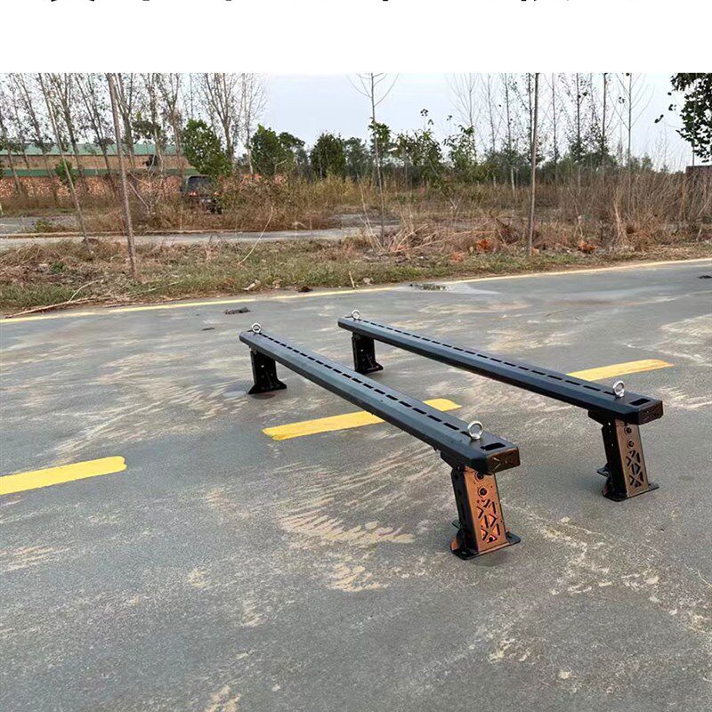 皮卡车卷帘盖行李架横杆车厢拓展支架行李条后斗行李架可升高改装