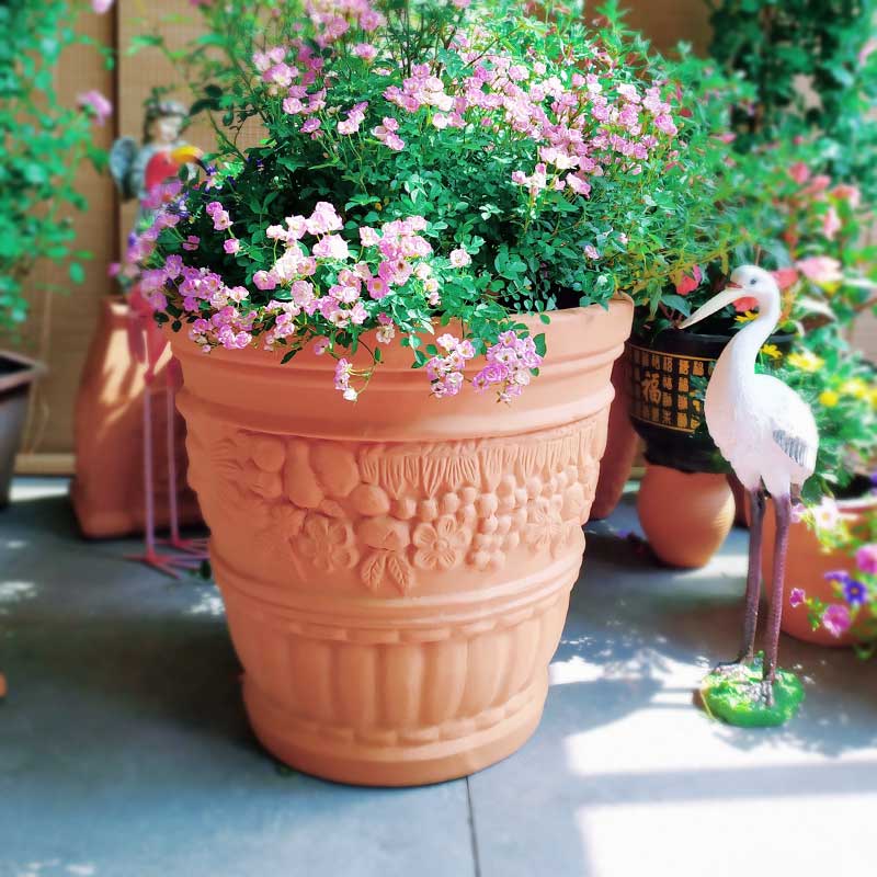 大号陶盆包邮大口径30以上红陶花盆户外景观陶土粗陶陶罐庭院陶瓷