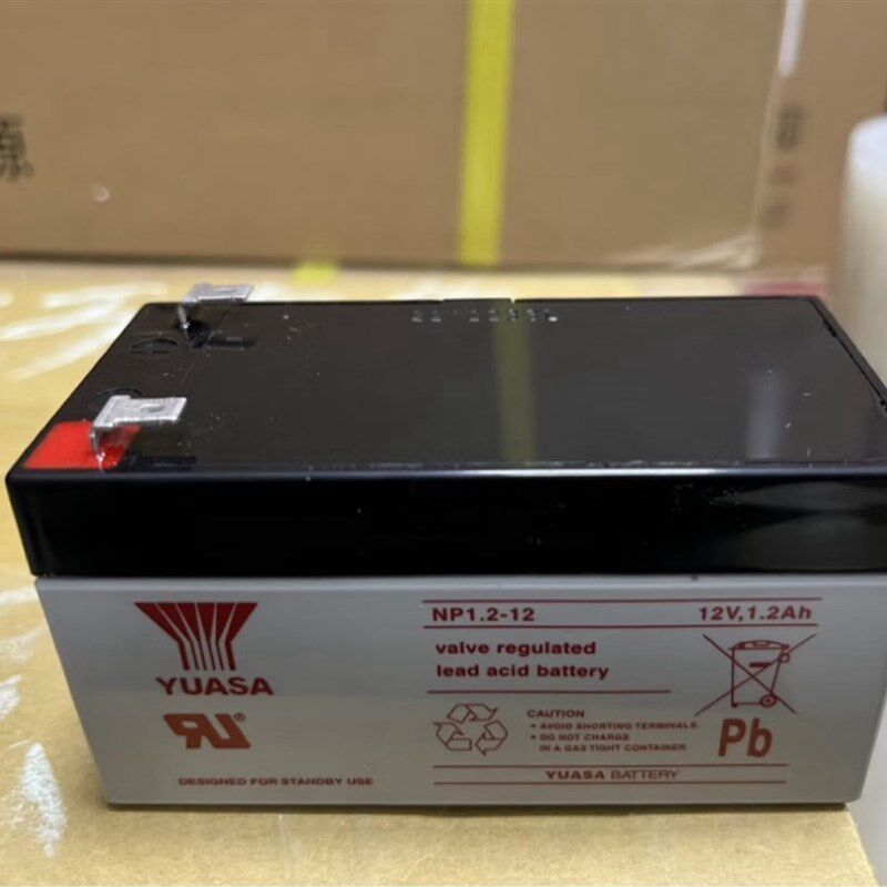 Yuasa汤浅NP1.2-12免维护铅酸蓄电池UPS不间断电源蓄电池12V1.2AH
