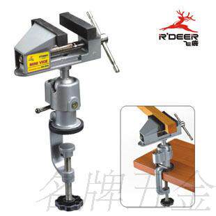 RDEER 飞鹿3 60度旋转铝合金台钳 开口50mm  宽70mm