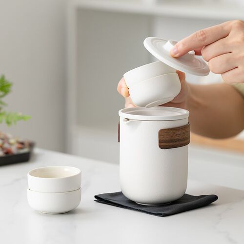 便携式旅行茶具小套装户外包功夫泡茶壶茶杯单人快客杯一壶二四杯