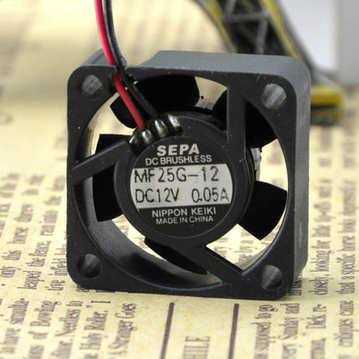全新原包装SEPA 2510 MF25G-12 12V 0.05A 微型设备散热风扇