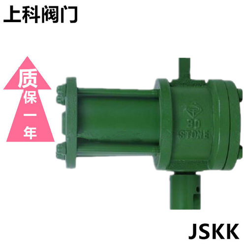 台湾铸铁气动执行器STONE双作用铸铁气缸气动球阀气动蝶阀 50A