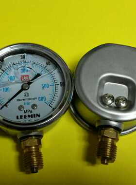 lh 注油式 防振耐震压力表 ytn-63i 0yt-60mpa/0-600bar leemi