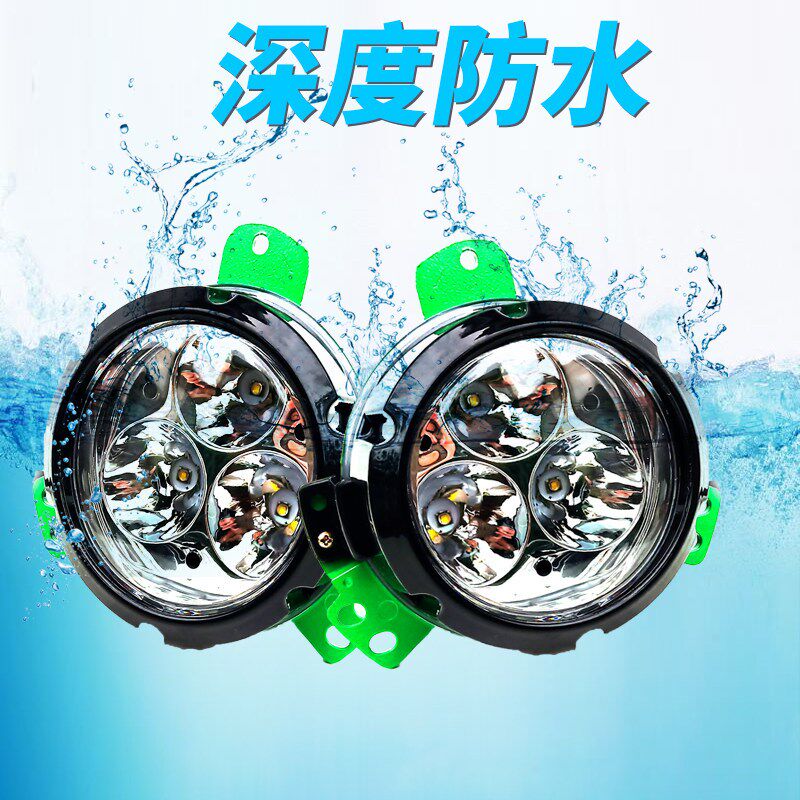 五菱之光led雾灯6388 6389 6376 6390防雾灯总成改装超亮前杠大灯 - 实物图