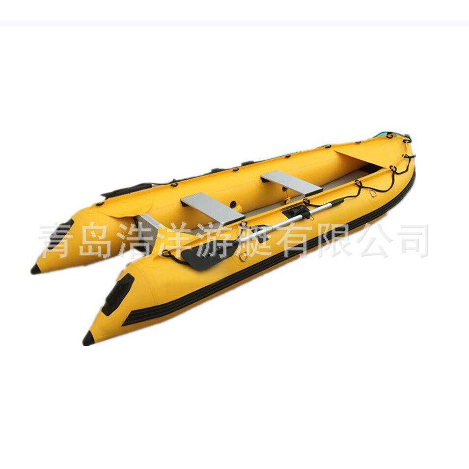 双人便携皮划艇钓鱼船漂流船双人轻型KAYAK户外休闲钓鱼船