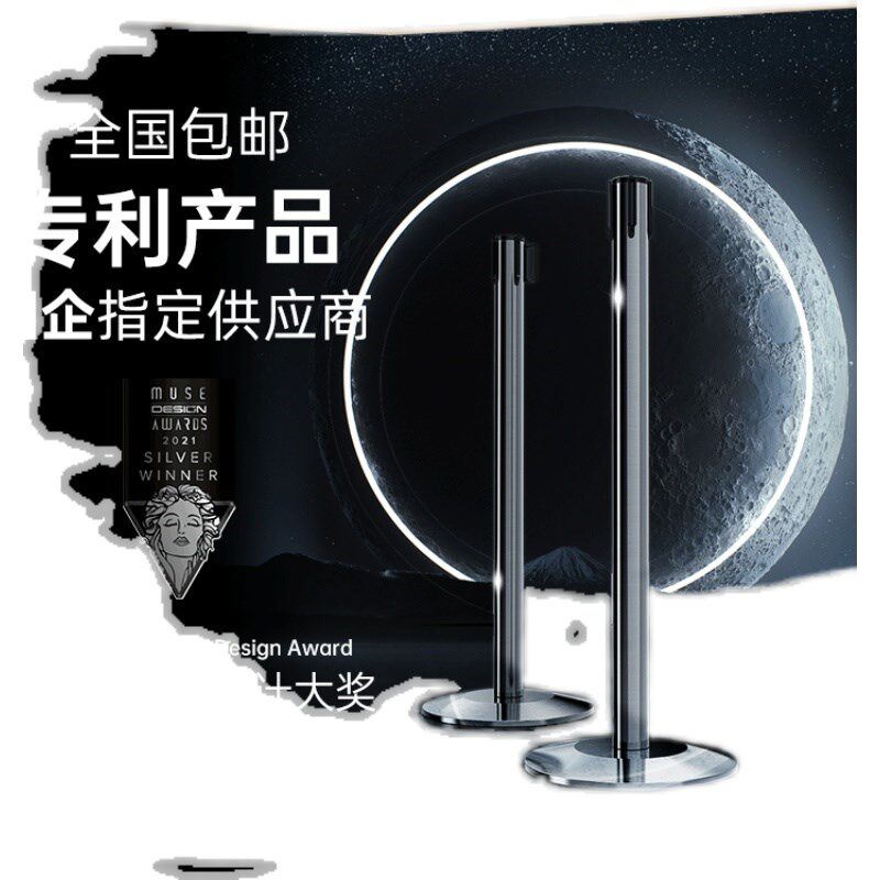 君铎 铸铁一米线栏杆警戒线隔离带伸缩带机场排队护栏警示柱围栏