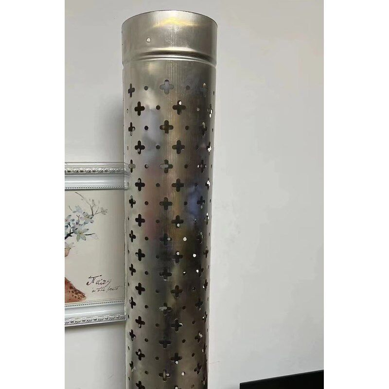 不锈钢防烫网家用烤火取暖炉排烟管隔热网罩壁炉烟囱烟筒管防护网