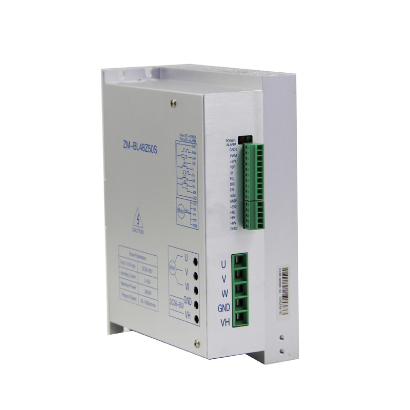 6650A大功率正弦波24V48V直流无刷电机驱动器50A大电流控制有霍尔