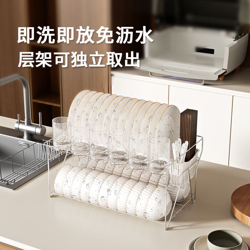 万昌消毒柜家用小型台式碗柜厨房桌面餐具收纳免沥水烘干一体新款