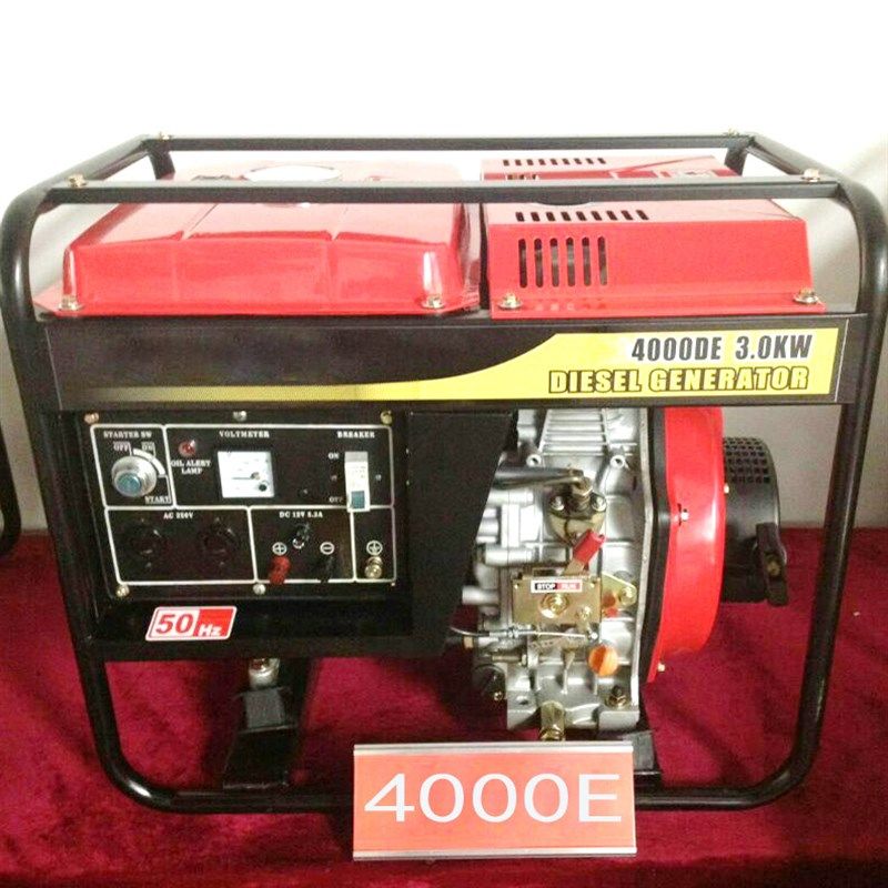 2000瓦/3000w5000w小型柴油发电机家用2/3/5/kw单相220v三相380v