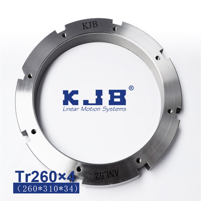 AN52 Tr2604.0HML内径260外径310厚34小薄形八槽带锁紧卡圆螺母