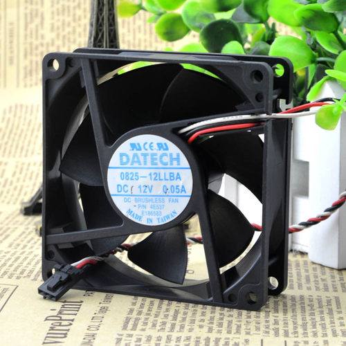 原装 DATECH 0825-12LLBA 12V 0.05A 8CM 8025 DELL 戴尔机箱风扇