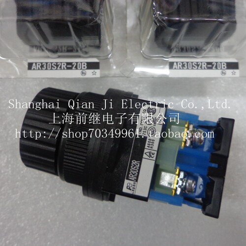 原装进口【日本富士】AR30S2R-20B 30 平头带选择环型按钮