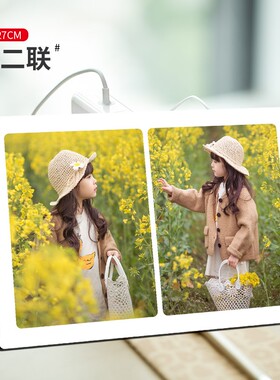 来图定做水晶摆台洗照片做欢喜创意礼物情侣宝宝结婚照相册框摆件