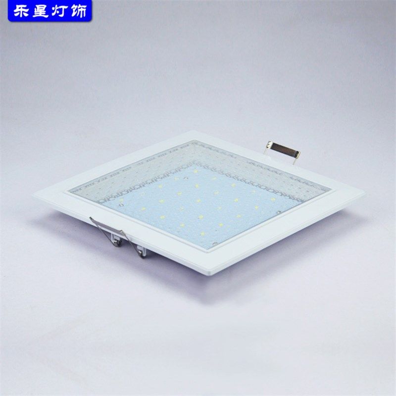 新款LED吸顶灯方形厨房灯嵌入式厨卫灯30x30集成吊顶卫生间灯暗装