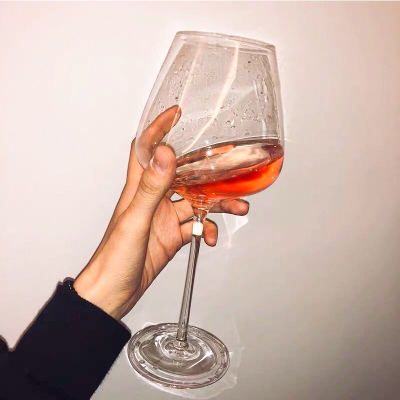 红酒杯套装 家用6只装水晶欧式风勃艮第酒杯高档2个高级感高脚杯