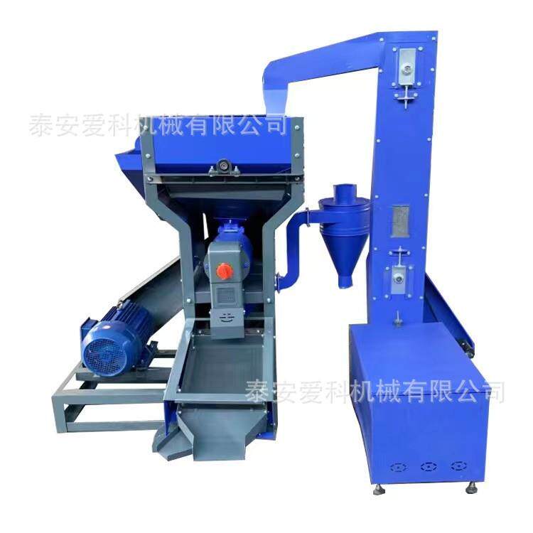 碾米机柴电用款15马力柴油机7UHL.5WK电两机带提升机排杂去石一体