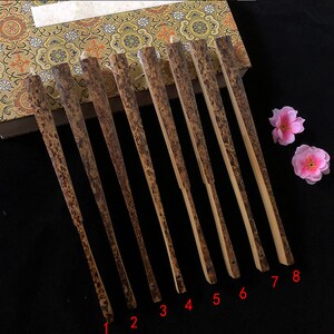 7-8寸18方花斑竹折扇苏工虎皮鬼眼竹文玩扇手工扇复古扇子扇骨