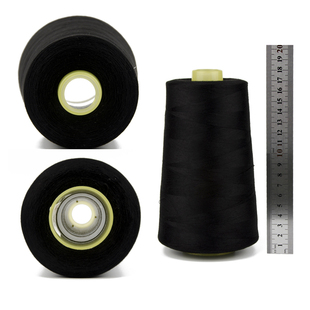 柳青牌涤纶大卷高速 缝纫线 白色 黑色40s/2 16000码一卷 包邮402