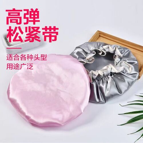 双层防水浴帽女洗澡淋浴帽厨房帽头套帽子女款发帽用洗澡帽沐浴帽