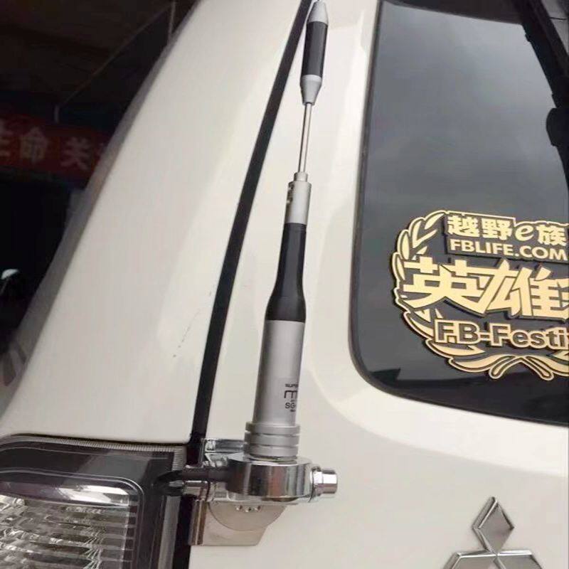推荐车载电台SG506天线 uv双段夹边手台车台高增益苗子对讲机配件