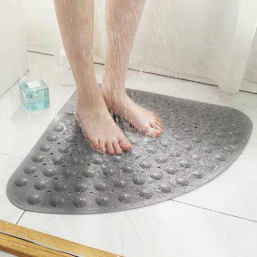 扇形浴室防滑垫洗澡冲凉脚垫酒店卫生间洗手间淋浴房地垫大号按摩