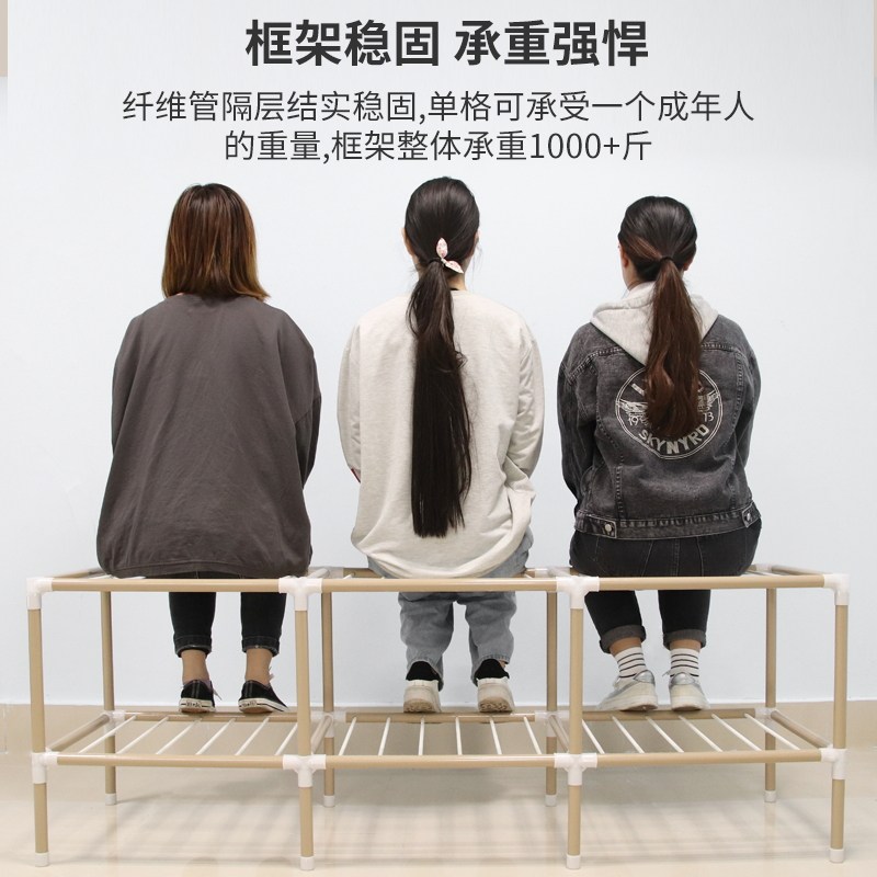 开门式简易布衣柜钢管加厚加固全钢架组装收纳挂衣柜家用牛津布艺