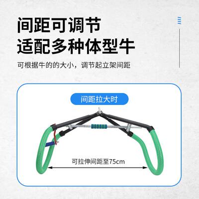 牛用起立架提牛架 加粗加厚奶牛辅助站立架 母牛生产保定架牵引器