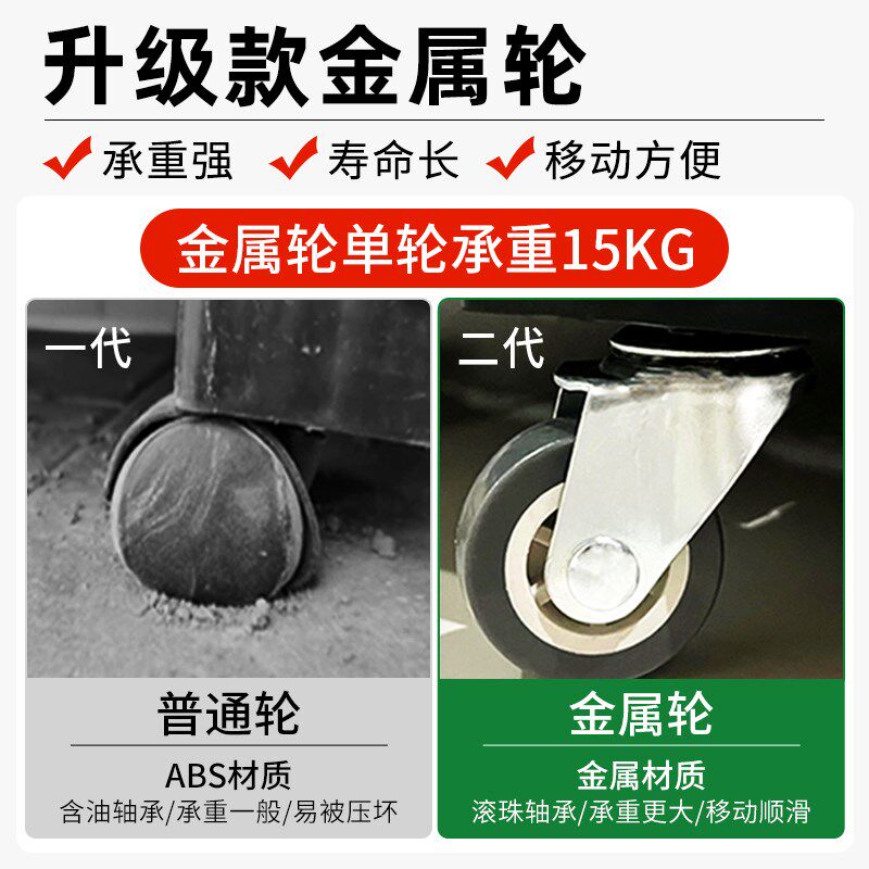带轮种菜神器家庭阳台专用种植箱楼顶长方形塑料花盆家用户外花箱