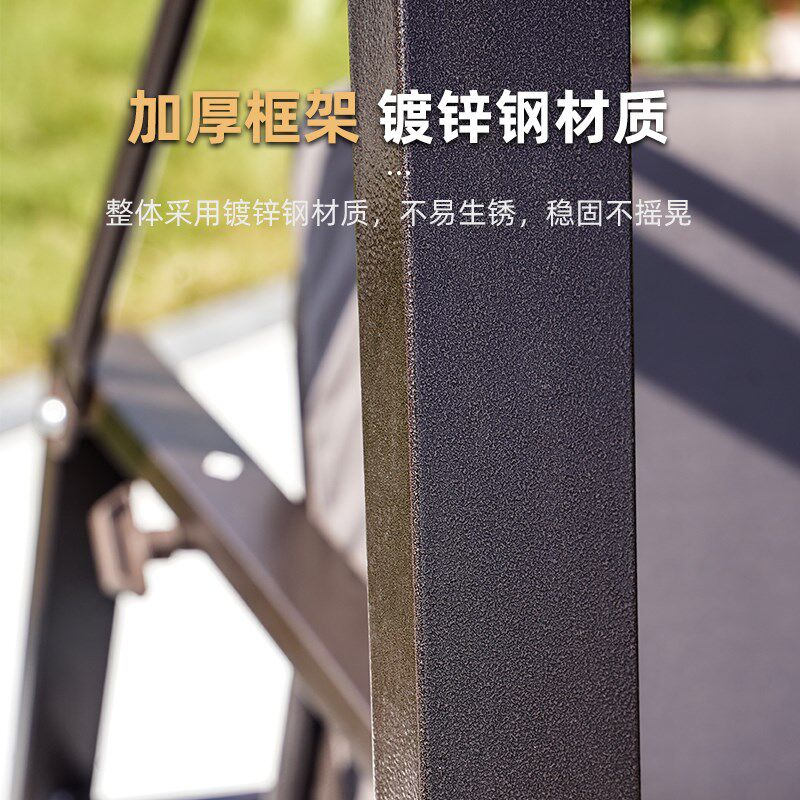 秋千户外庭院双人吊椅别墅露台室外铁艺休闲摇椅家用大型坐躺秋千